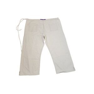Vintage Y2K Gypsy Jeans Drawstring Cropped Capri Wide Legged Pants Womens Size L